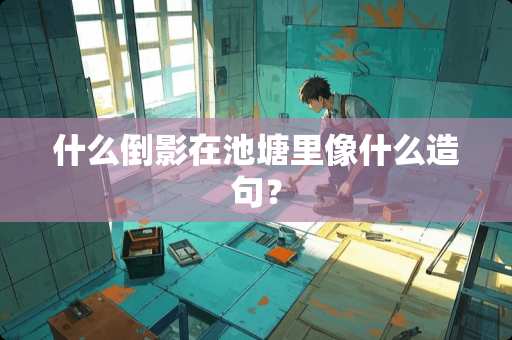 什么倒影在池塘里像什么造句？