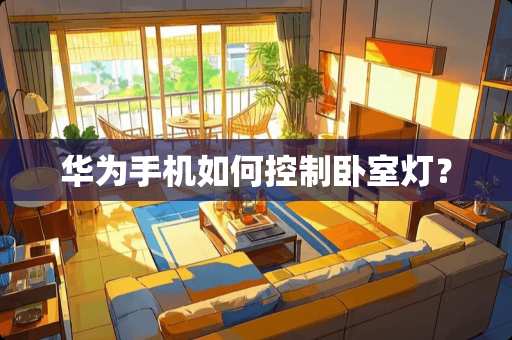 华为手机如何控制卧室灯？