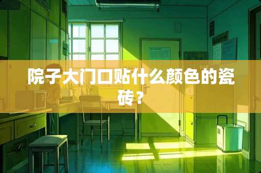 院子大门口贴什么颜色的瓷砖？