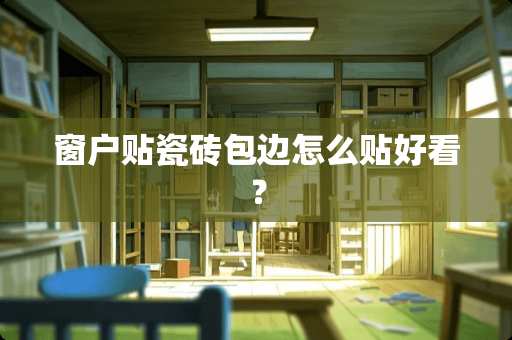 窗户贴瓷砖包边怎么贴好看？