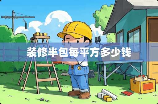 装修半包每平方多少钱