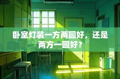 卧室灯装一方两圆好，还是两方一圆好？