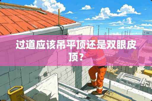 过道应该吊平顶还是双眼皮顶？