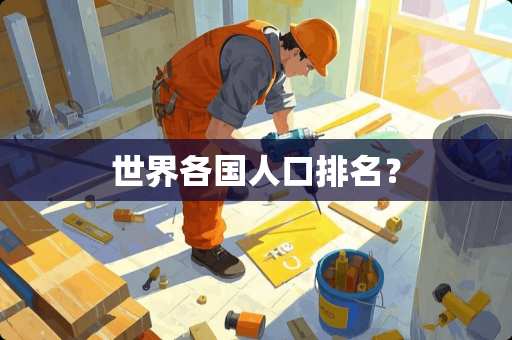 世界各国人口排名？
