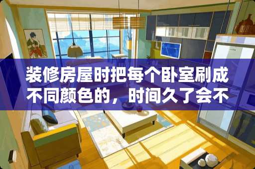 装修房屋时把每个卧室刷成不同颜色的，时间久了会不会不好看？