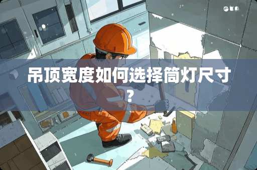 吊顶宽度如何选择筒灯尺寸？