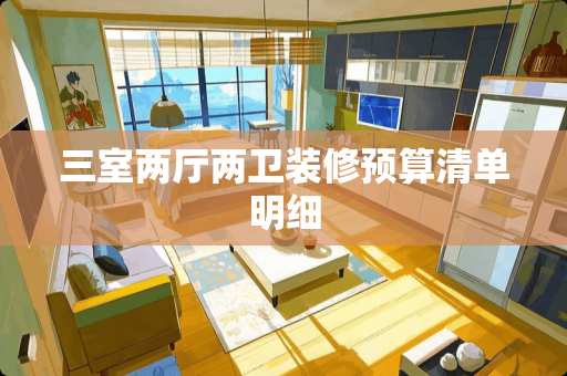 三室两厅两卫装修预算清单明细