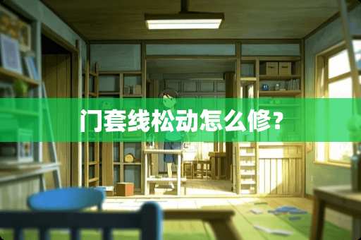 门套线松动怎么修？