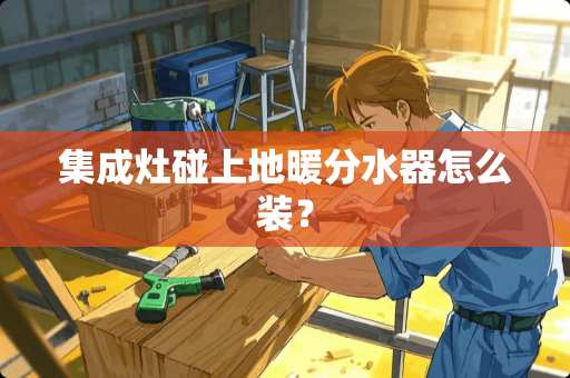 集成灶碰上地暖分水器怎么装？
