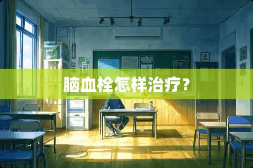 脑血栓怎样治疗？