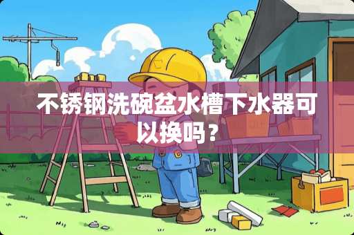 不锈钢洗碗盆水槽下水器可以换吗？