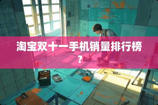 淘宝双十一手机销量排行榜？