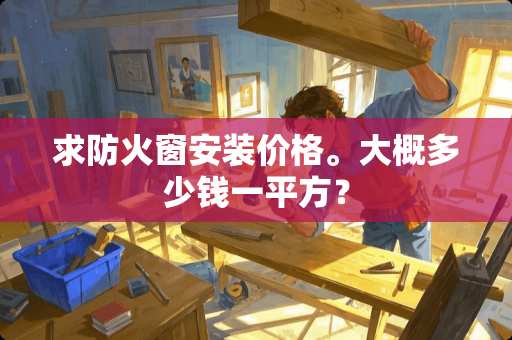 求防火窗安装价格。大概多少钱一平方？