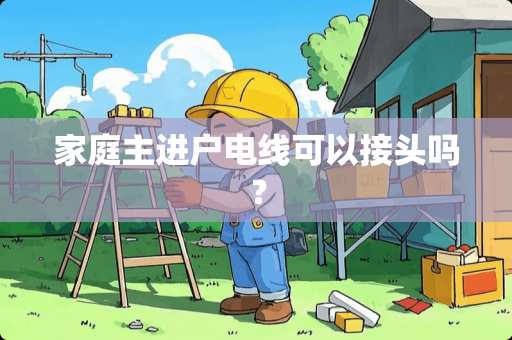家庭主进户电线可以接头吗？