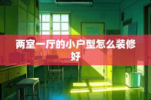 两室一厅的小户型怎么装修好