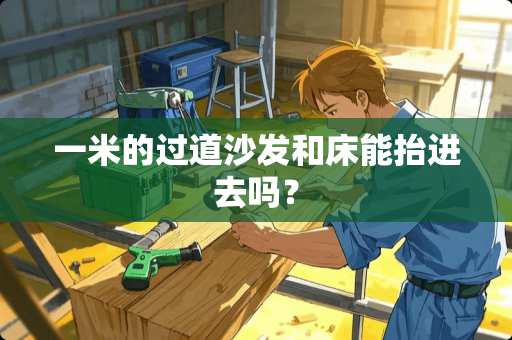 一米的过道沙发和床能抬进去吗？