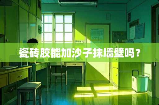 瓷砖胶能加沙子抹墙壁吗？