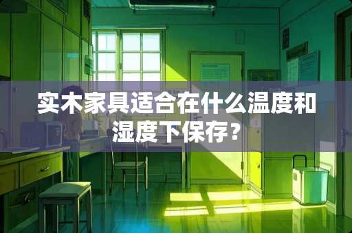 实木家具适合在什么温度和湿度下保存？