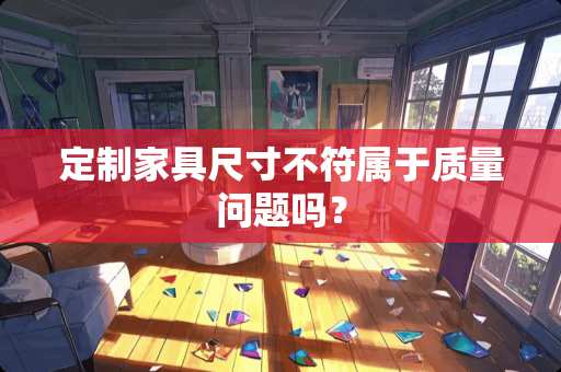 定制家具尺寸不符属于质量问题吗？