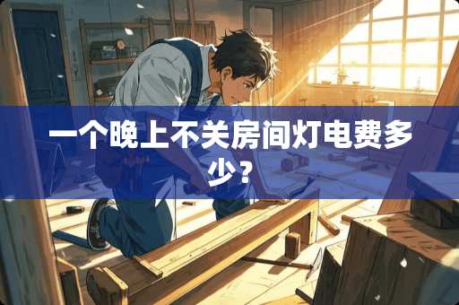 一个晚上不关房间灯电费多少？