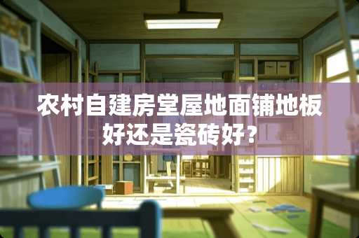 农村自建房堂屋地面铺地板好还是瓷砖好？