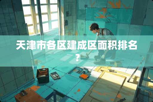 天津市各区建成区面积排名？