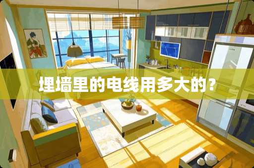 埋墙里的电线用多大的？