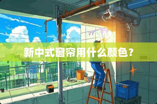 新中式窗帘用什么颜色？