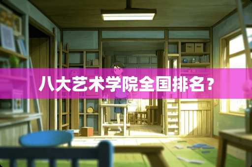 八大艺术学院全国排名？