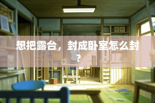 想把露台，封成卧室怎么封？