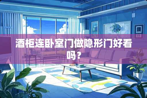 酒柜连卧室门做隐形门好看吗？
