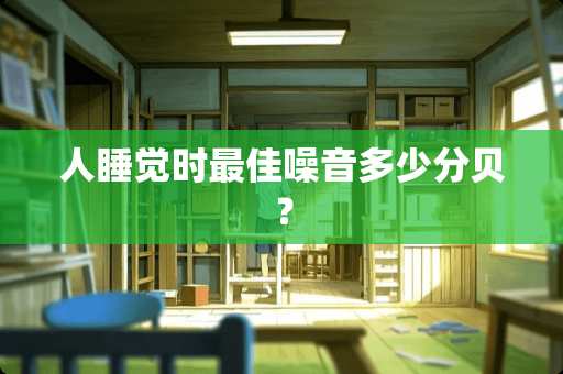 人睡觉时最佳噪音多少分贝？