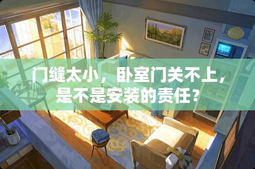 门缝太小，卧室门关不上，是不是安装的责任？
