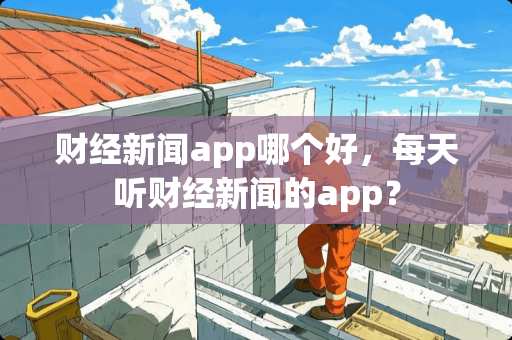 财经新闻app哪个好，每天听财经新闻的app？