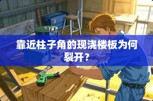 靠近柱子角的现浇楼板为何裂开？