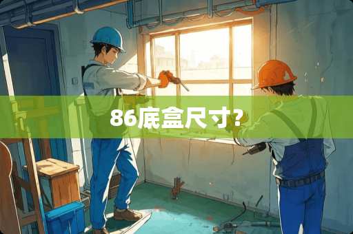 86底盒尺寸？