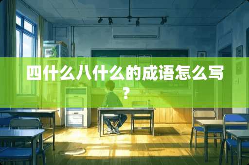 四什么八什么的成语怎么写？