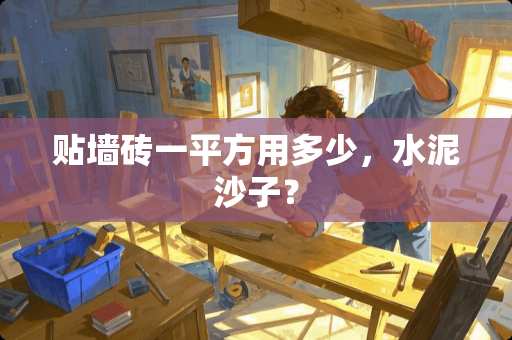 贴墙砖一平方用多少，水泥沙子？