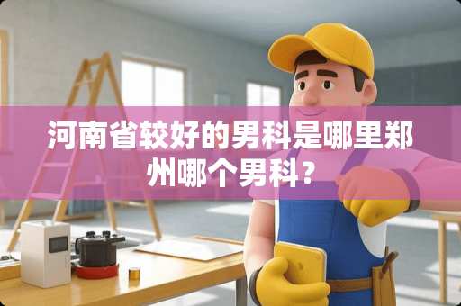 河南省较好的男科是哪里郑州哪个男科？