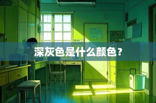 深灰色是什么颜色？