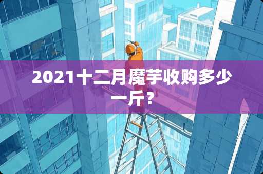 2021十二月魔芋收购多少一斤？
