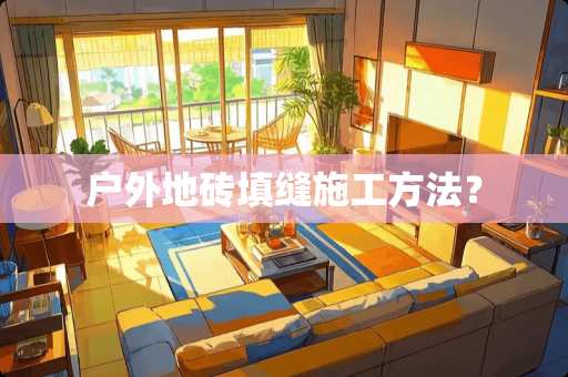 户外地砖填缝施工方法？