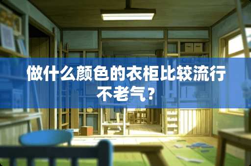 做什么颜色的衣柜比较流行不老气？