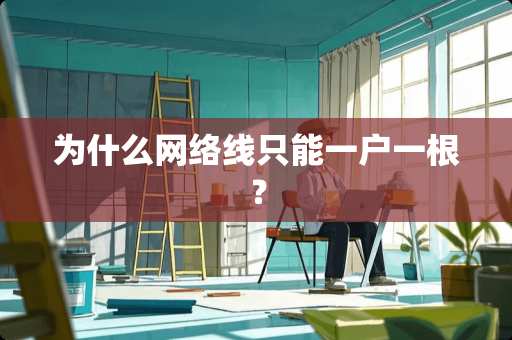 为什么网络线只能一户一根？