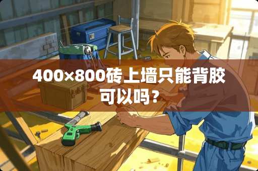 400×800砖上墙只能背胶可以吗？