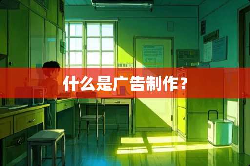 什么是广告制作？