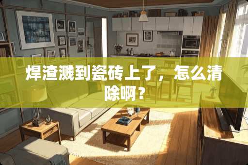 焊渣溅到瓷砖上了，怎么清除啊？