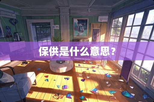 保供是什么意思？