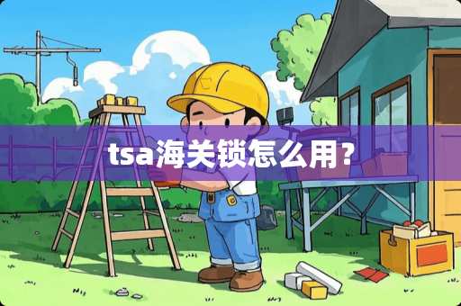 tsa海关锁怎么用？