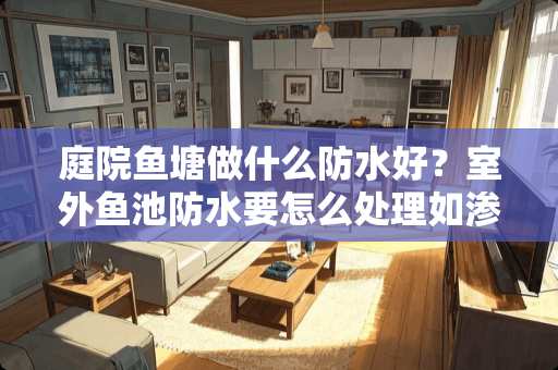 庭院鱼塘做什么防水好？室外鱼池防水要怎么处理如渗水不严重抽干鱼池里的水